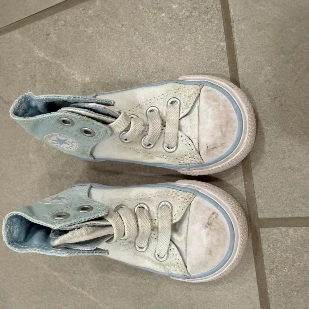 Converse Chuck Taylor All Star Infant Size 5 High Top Sneakers Blue 752584F